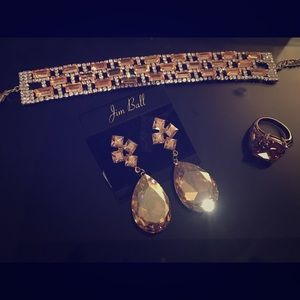 Jewelry - Matching bracelet, earrings and ring Jewelry - Matching bracelet, earrings and ring